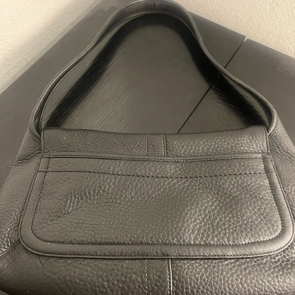 ***Sold*****Coach Y2K Ergo Turn Lock Flap Shoulder Bag Style 11614 Black - Picture 10 of 10